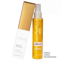 Bruma Fixadora De Maquiagem 130Ml Alleva - Glow Ouro