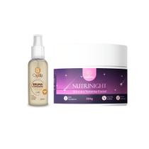 Bruma Iluminadora Castilla 120mL + Máscara NutriNight Fio Cabana 300g Glow, Hidratação e Renovação Bruma Iluminadora Castilla 120mL + Máscara NutriNight Fio Cabana 300g Glow, Hidratação e Renovação