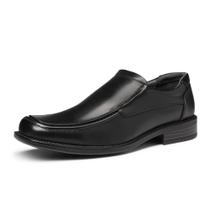 Bruno Marc Goldman-02 Mocassins Masculinos Pretos em Couro Slip-On Bruno Marc Goldman-02 Mocassins Masculinos Pretos em Couro Slip-On
