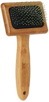 Brush Bamboo Groom Soft Slicker Small para todos os tipos de casaco