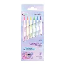 Brush lumina pastel- marca texto -perfumada - 6 unidades Brush lumina pastel- marca texto -perfumada - 6 unidades