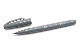 Brush Sign Pen Cinza (SES15CA) - Pentel Arts