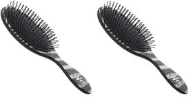 Brush Wet Brush Original Detangler Zebra Safari, pacote com 2 Brush Wet Brush Original Detangler Zebra Safari, pacote com 2