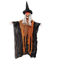 Bruxa 90cm Com Luz Nos Olhos Cromus - Un