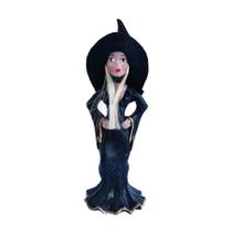 Bruxa Moderna Morgana de resina 10cm Preta - Hadu Esotéricos