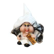 Bruxinha Zoe dos Signos de Resina Signo Cancer Cor Branco