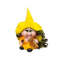 Bruxinha Zoe dos Signos de Resina Signo Gêmeos Cor Amarelo - Hp Decor Bruxinha Zoe dos Signos de Resina Signo Gêmeos Cor Amarelo - Hp Decor