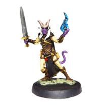 Bruxo Tiferino - Déligos - Miniatura pintada - RPG Bruxo Tiferino - Déligos - Miniatura pintada - RPG