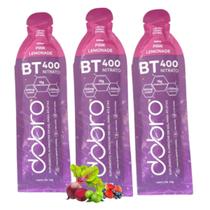 BT Nitrato 400 Gel 3 Sachês Carboidrato Beterraba Dobro todos sabores eficiência energética hidratação aumenta a resistência à fadiga