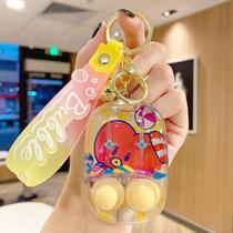 BT21 Kuromi Cinnamoroll Hello Kitty Chaveiro Anel Console De Jogos Desenho Animado Alívio Do
