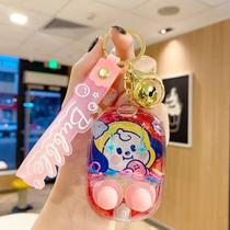 BT21 Kuromi Cinnamoroll Hello Kitty Chaveiro Anel Console De Jogos Desenho Animado Alívio Do