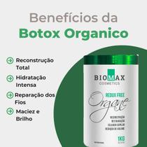 Btox Alisamento Detok Escova Organica Biomax Alto Impacto