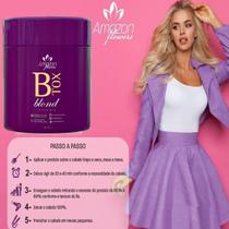 Btox alisamento loiras perfect blonde amazon flowers escova alto impacto 500 gr Btox alisamento loiras perfect blonde amazon flowers escova alto impacto 500 gr
