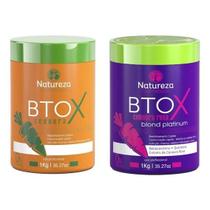 Btox cenoura e btox cenoura matizador 1kg- natureza cosméticos