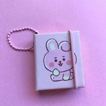 BTS - Chaveiro Post-it BT21 Capa Dura com Elástico - Cores e Fofuras