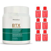 BTX Antifrizz Blend Repair Prohall 1kg + 6 Óleo Argan 7ml