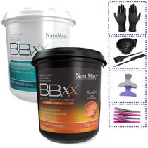 Btx BBXX Balm Xtended Black 1kg + Free 1kg NatuMaxx + Brinde