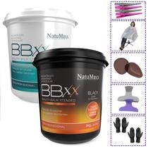 Btx BBXX Balm Xtended Black 1kg + Free 1kg NatuMaxx + Brinde