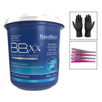 BTX BBXX Beauty Balm Xtended Platinum NatuMaxx 1kg + Brindes