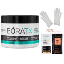 BTX Borabella Bóratx Máscara Alisante 300g +Sachês/Luvas