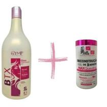 Btx Capilar 1l Gymp BTX Cosméticos + Máscara Reconstrutora 1kg