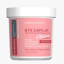 Btx Capilar Argan Platinum Ação Matizadora For Beauty 1kg