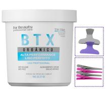 Btx Capilar Orgânico Anti Frizz Sem Formol 1kg + Brindes