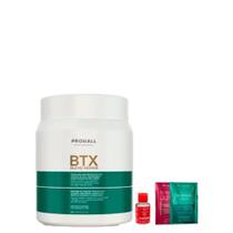 Btx Capilar Orgânico Blend Repair 1kg Prohall Professional Com 2 Sachês Hidratação e 1 Óleo Reparador 7 ml de Brinde