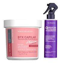 Btx Capilar Platinum Matizador 1kg + Queratina Líquida 300ml