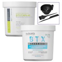 Btx Moroccan Argan Capilar 1kg + Btx Orgânico 1kg + Brindes Btx Moroccan Argan Capilar 1kg + Btx Orgânico 1kg + Brindes