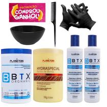 Btx Orghanic 1kg + Kit 3 Semanas + Máscara de Verniz 1kg - Plancton