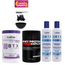 Btx Platinum 1kg + Másc. Whey 1Kg + Kit 3 Semanas Plancton