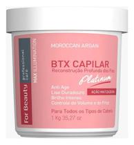 Btx Platinum Matizada For Beauty 1kg +máscara Neutralise 1kg