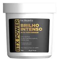 Btx Power Brilho Intenso Lumini System Liso For Beauty 1kg