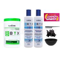 Btx Quiabo Plancton 1kg + Kit 3 Semanas Shampoo e Condicionador