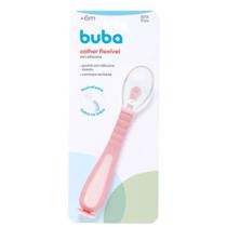 Buba Colher Flexível Em Silicone Rosa