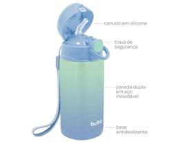 Buba Copo Térmico Parede Dupla Com Canudo - Azul Buba Copo Térmico Parede Dupla Com Canudo - Azul