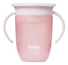 Buba, Copo Treinamento 360º Antivazamento Infanti Com Alça Rosa Liso Buba, Copo Treinamento 360º Antivazamento Infanti Com Alça Rosa Liso