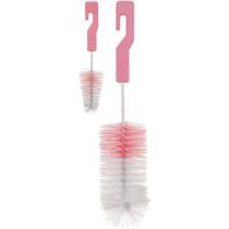 Buba Kit Escovas para Mamadeira e Bico com Esponja Rosa Buba Kit Escovas para Mamadeira e Bico com Esponja Rosa
