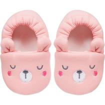 Buba, Pantufa Urso Rosa - 9 A 12 Meses Buba, Pantufa Urso Rosa - 9 A 12 Meses