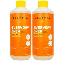 Bubble Bath Alaffia Everyday Shea 473 ml (pacote com 2) sem perfume