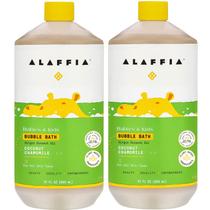 Bubble Bath Alaffia, pacote com 2, 1900 ml de camomila de coco Bubble Bath Alaffia, pacote com 2, 1900 ml de camomila de coco