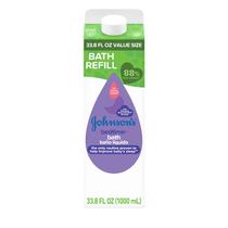 Bubble Bath Johnson's Bedtime Bath 1L para bebês e crianças