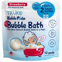 Bubble Bath TruKid Bubble Podz Tear Free 10 cápsulas de morango Bubble Bath TruKid Bubble Podz Tear Free 10 cápsulas de morango
