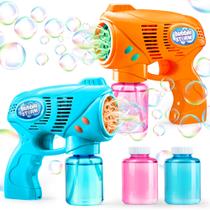 Bubble Gun JOYIN 2 pistolas de bolhas com 2 recargas de bolhas de 300 ml no total