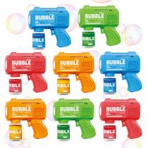 Bubble Gun SmartYeen, pacote com 8 unidades automáticas para crianças pequenas, com solução