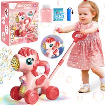 Bubble Lawn Mower Chridark Unicorn para crianças de 3 a 5 anos Bubble Lawn Mower Chridark Unicorn para crianças de 3 a 5 anos