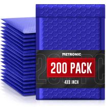 Bubble Mailers METRONIC Small Blue 10x20cm, pacote com 200 Bubble Mailers METRONIC Small Blue 10x20cm, pacote com 200