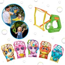 Bubble Toy ZURU Bubble Wow Big Blaster com 5 luvas e solução de 2 litros