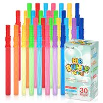 Bubble Wands INSCRAFT, pacote de 30, 35,56 cm, 8 cores para crianças